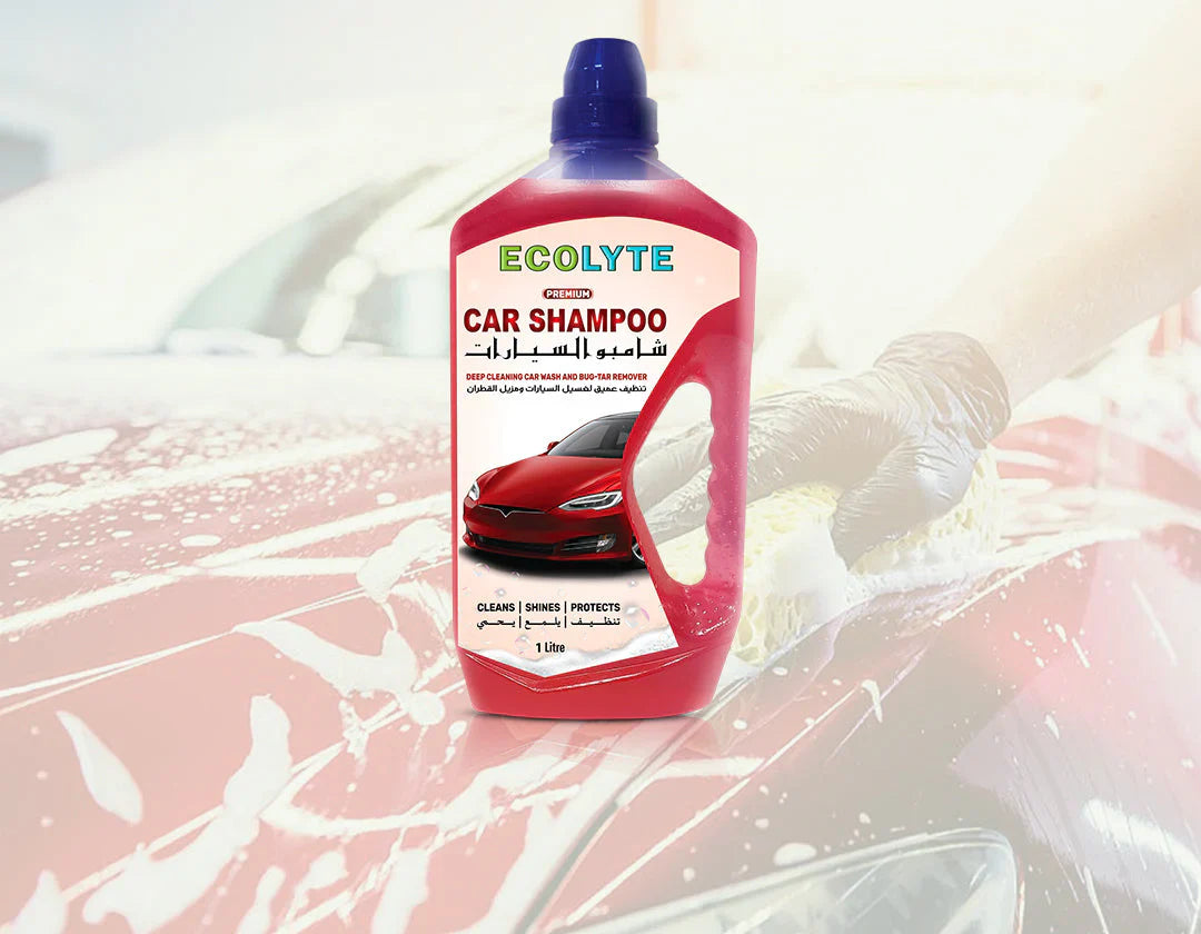 Revive Your Car with Ecolyte+ Premium Car Shampoo: Powerful Deep Cleaning for a Streak-Free Shine