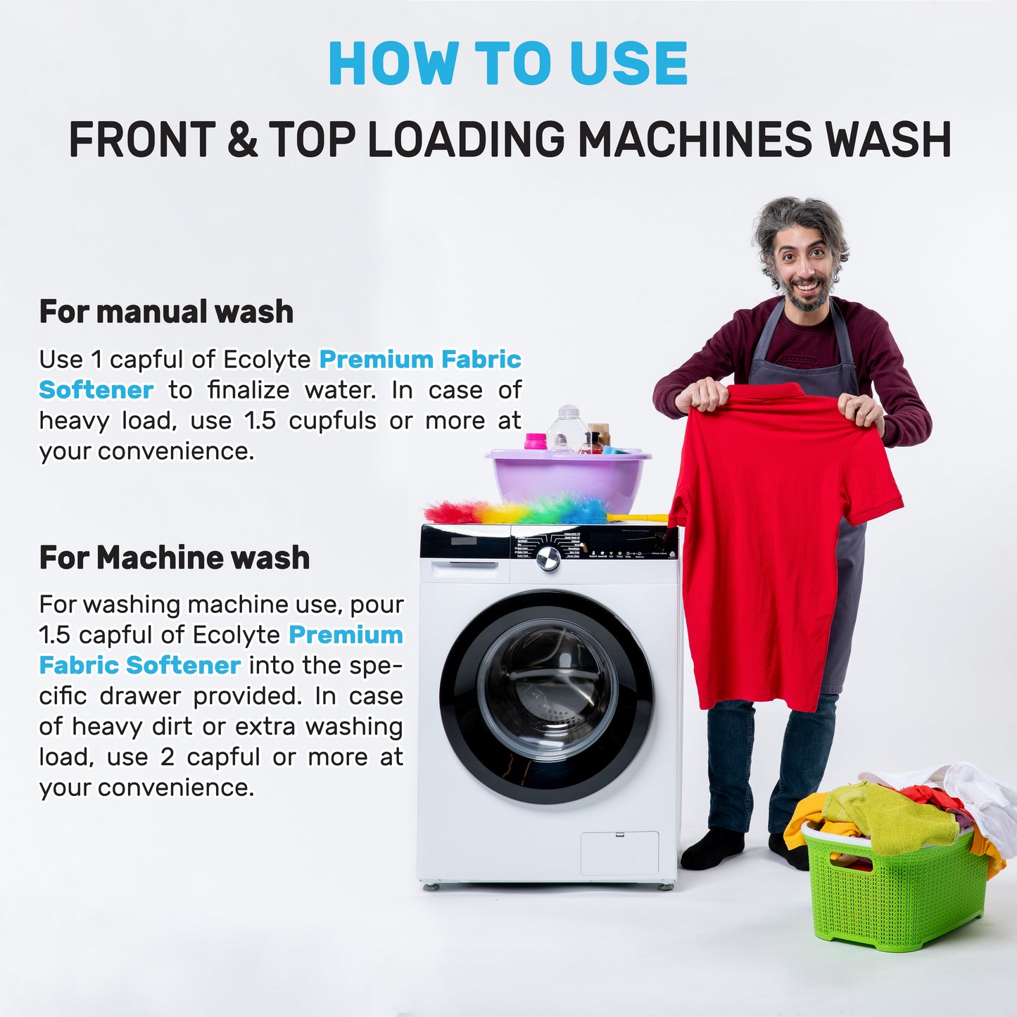 Fabric Softener Bundle - (Ocean Breeze, Spring Blossom, Morning Oud & Royal Roses - 2L+2L+2L+2L, (Pack of 4)